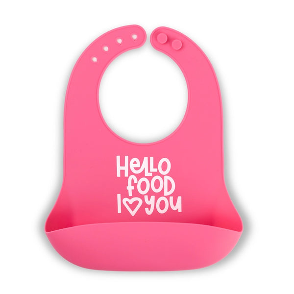 Bella Tunno Boys Girls Infants Toddlers Hello Food I Love You Wonder Bib The Plaid Giraffe Childrens Boutique