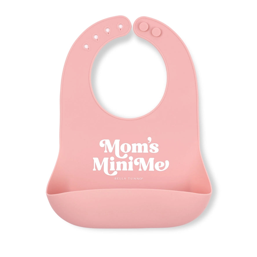 Bella Tunno Girls Boys Unisex Infants Toddlers Wonder Bib Mom's Mini Me  BPA Free PCV Free The Plaid Giraffe Children's Boutique