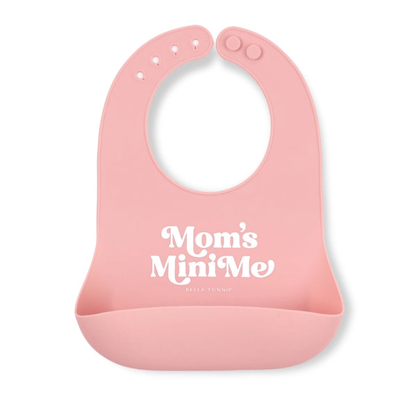 Bella Tunno Girls Boys Unisex Infants Toddlers Wonder Bib Mom's Mini Me  BPA Free PCV Free The Plaid Giraffe Children's Boutique