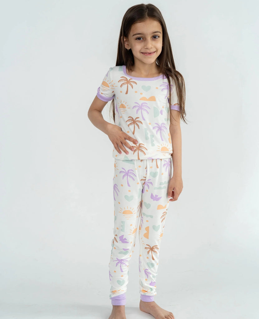 Silkberry Baby Boys Girls Infants Toddlers Kids Pajamas Sleepwear Nightwear Palm Trees Sun Hearts Bamboo The Plaid Giraffe Children's Boutique