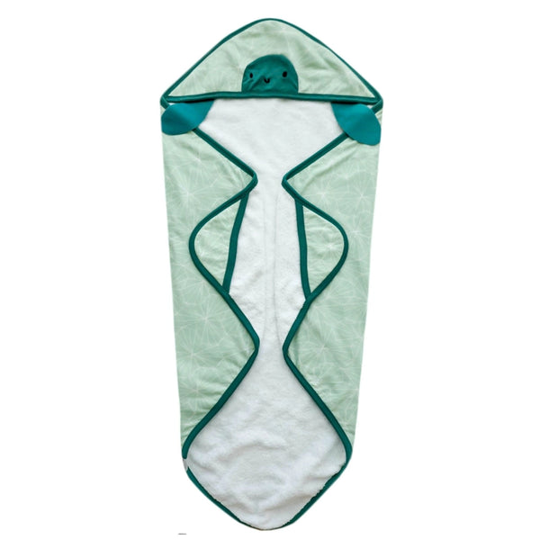 Copper Pearl Girls Boys Unisex Infants Toddlers Kids Junior Wade Hooded Bath Towel Turtle 100% Cotton  The Plaid Giraffe Children's Boutique