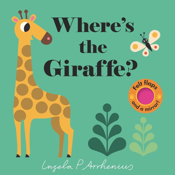 Penguin Random Press Girls Boys Infants Toddlers Kids Juniors Board Book Where's The Giraffe Lift-a-flap Interactive Jungle Animals The Plaid Giraffe Children's Boutique