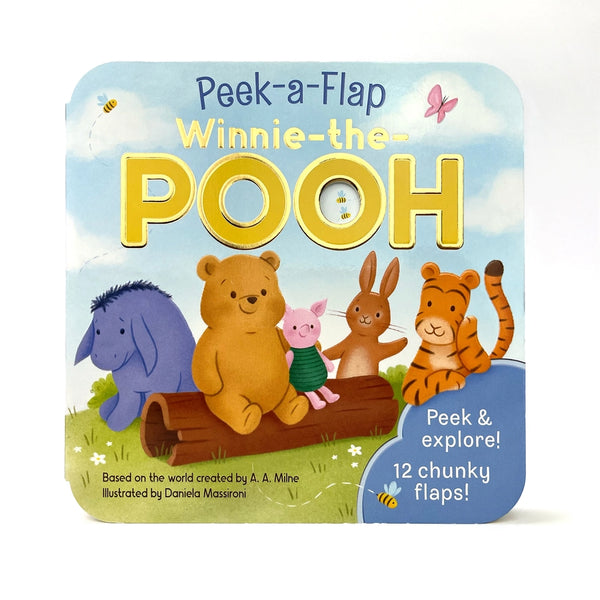 Cottage Door Press Boys Girls Unisex Infants Toddlers Kids Winnie-the-Pooh Board Book Counting Learning Colors Lift-a-flap Interactive Disney The Plaid Giraffe Children's Boutique