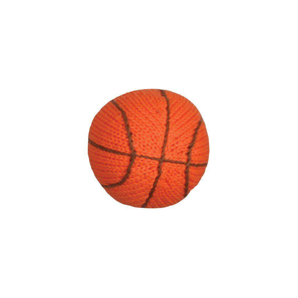 Zubel's Boys Girls Infants Toddlers Kids Stuffed Basketball Sports Rattle 100% Cotton The Plaid Giraffe Children's Boutique