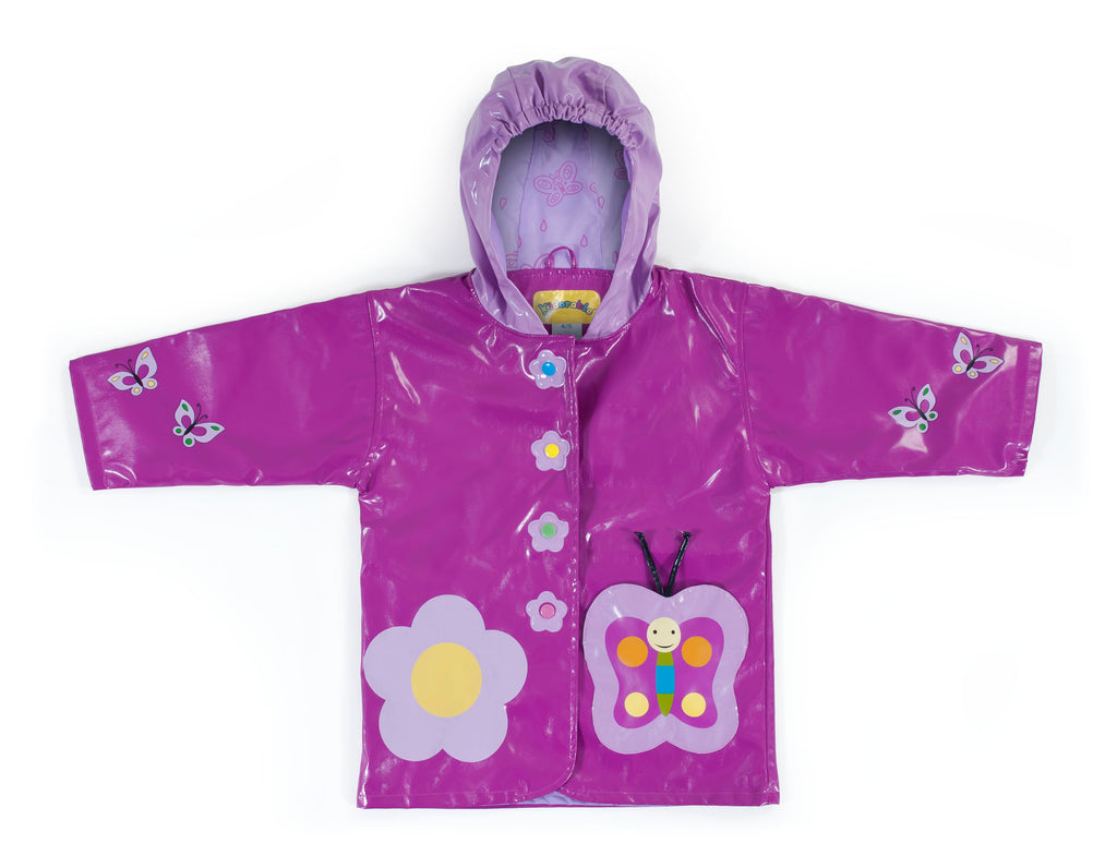 Kidorable Boys Girls Infants Toddlers Kids Raincoat Rainwear Butterflies The Plaid Giraffe Children's Boutique