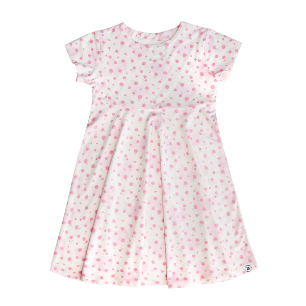 Girls S/S Double Love Twirl Dress