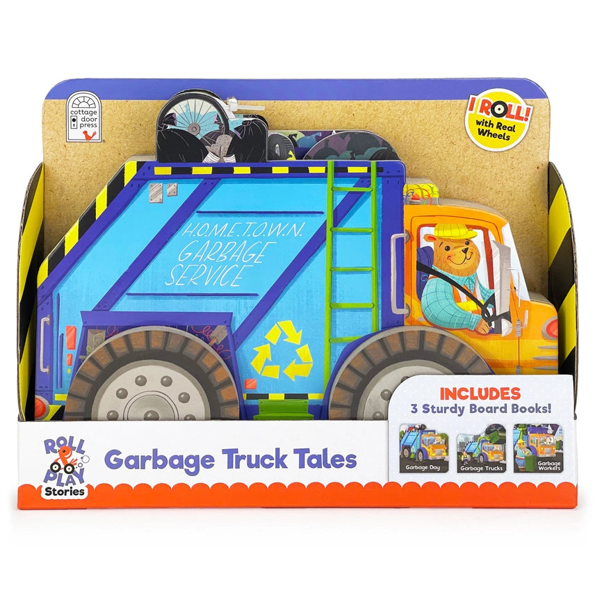 Cottage Door Press Boys Girls Infants Toddlers Books Board Garbage Truck Tales Learning The Plaid Giraffe Childrens Boutique