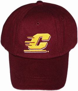 Creative Knitwear Boys Girls Unisex Baseball Cap Hat Sports Central Michigan University Chippewas 100% Cotton The Plaid Giraffe Childrens Boutique