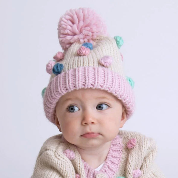Huggalugs Girls Infants Toddlers Kids Juniors Hats Knit Pom Pom The Plaid Giraffe Childrens Boutique