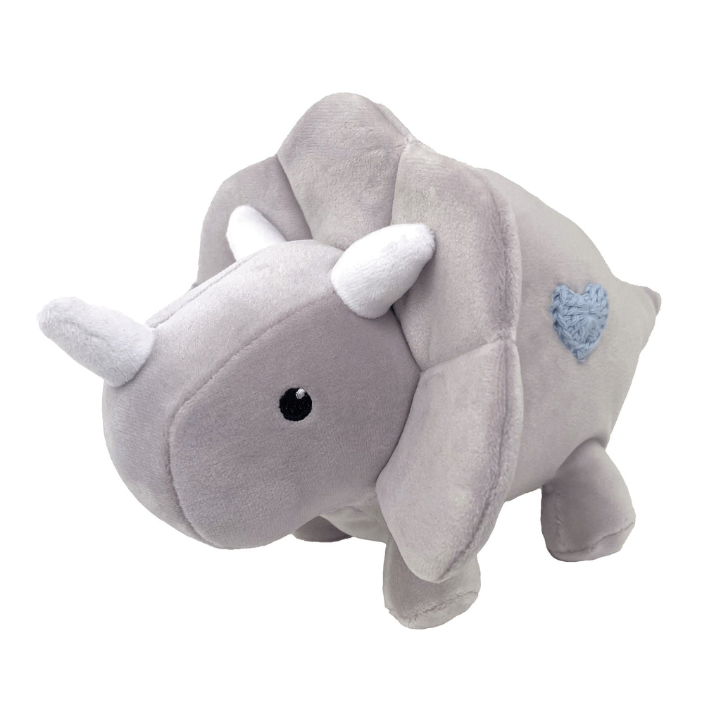 Zubels Girls Boys Unisex Infants Toddlers Stuffed Toy Triceratops Dinosaur The Plaid Giraffe Children's Boutique