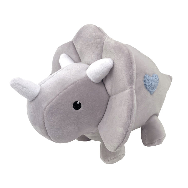 Zubels Girls Boys Unisex Infants Toddlers Stuffed Toy Triceratops Dinosaur The Plaid Giraffe Children's Boutique