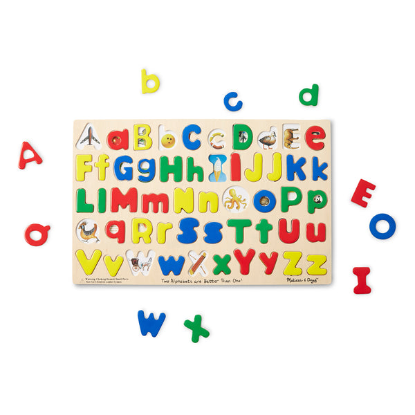 Melissa & Doug Girls Boys Infants Toddlers Kids Learning Toys Puzzle Alphabet The Plaid Giraffe Childrens Boutique