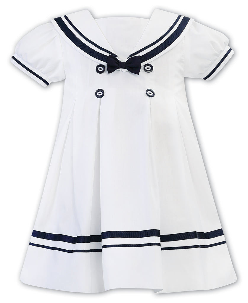 Sarah Louise Girls Infants Toddlers Dress Sailor The Plaid Giraffe Childrens Boutique