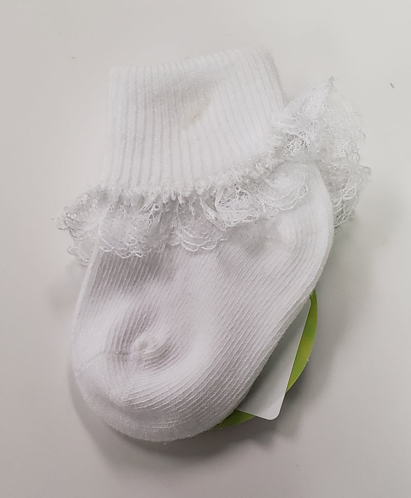 Ribbed Ruffle Socks White  Frilly socks, Sock outfits, Ruffled socks