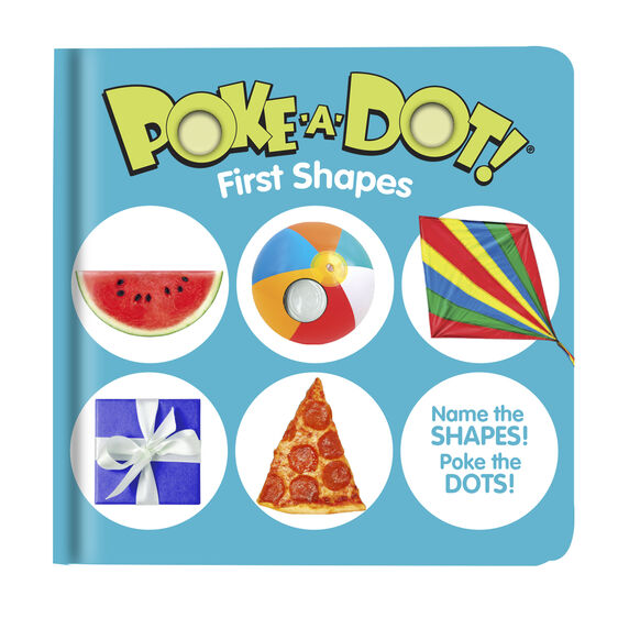 Melissa & Doug Girls Boys Infants Toddlers Kids Learning Toys Poke A Dot Book Shapes The Plaid Giraffe Childrens Boutique