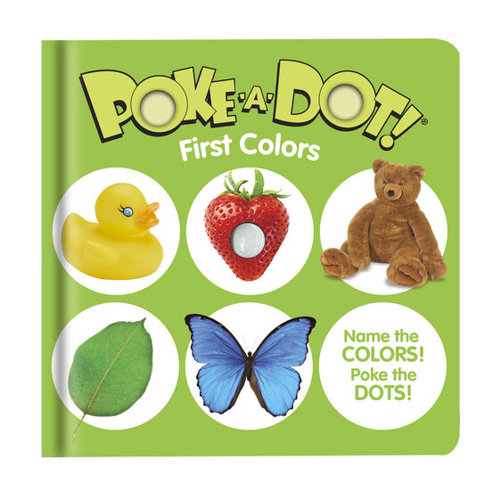 Melissa & Doug Girls Boys Infants Toddlers Kids Learning Toys Poke A Dot Book Colors The Plaid Giraffe Childrens Boutique