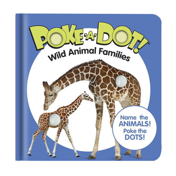Melissa & Doug Girls Boys Infants Toddlers Kids Learning Toys Poke A Dot Book Wild Animals Families The Plaid Giraffe Childrens Boutique