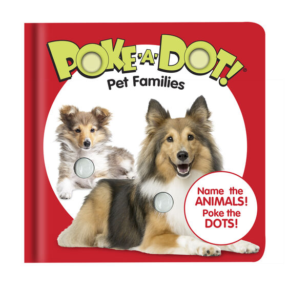 Melissa & Doug Girls Boys Infants Toddlers Kids Learning Toys Poke A Dot Book Pet Families The Plaid Giraffe Childrens Boutique