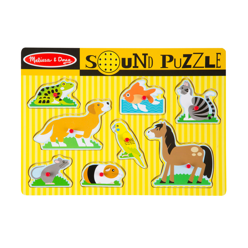 Melissa & Doug Girls Boys Infants Toddlers Kids Learning Toys Puzzle Pets Sounds The Plaid Giraffe Childrens Boutique