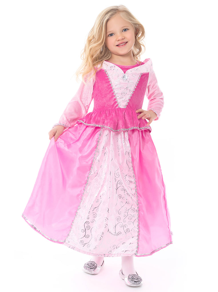 Little Adventures Girls Princess Sleeping Beauty Dress Up Make Believe The Plaid Giraffe Childrens Boutique