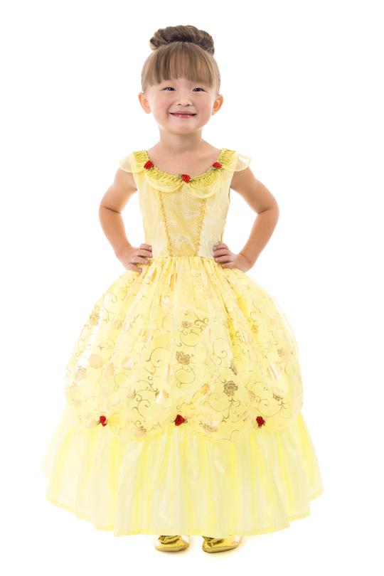 Little Adventures Girls Princess Belle Dress Up Make Believe The Plaid Giraffe Childrens Boutique