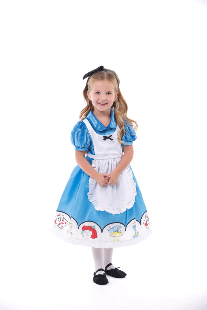 Little Adventures Girls Alice In Wonderland Dress Up Make Believe The Plaid Giraffe Childrens Boutique