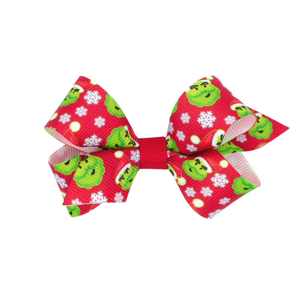 Wee Ones Mini Bow Christmas Grinch Holiday 1183