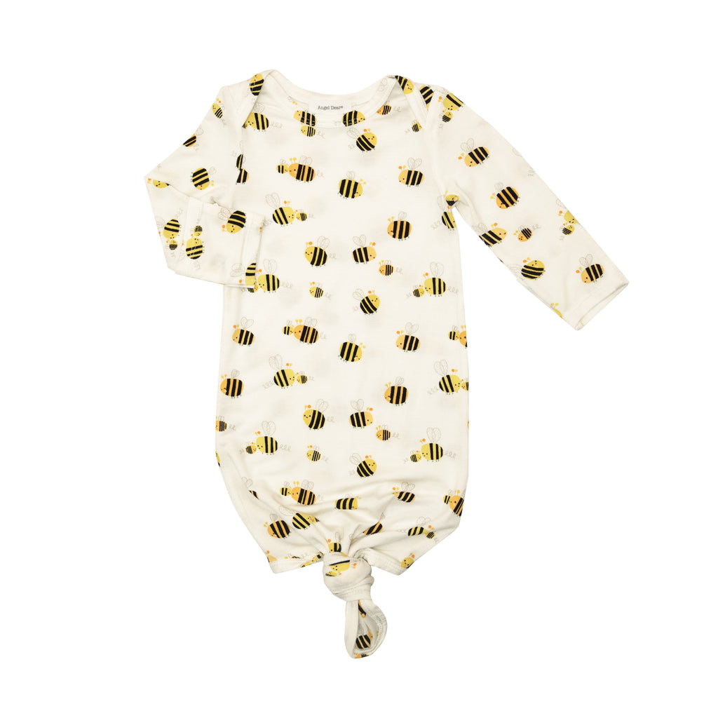 Angel Dear Unisex Boys Girls Gown Sleepwear Nightwear Honey Bees Bamboo The Plaid Giraffe Childrens Boutique