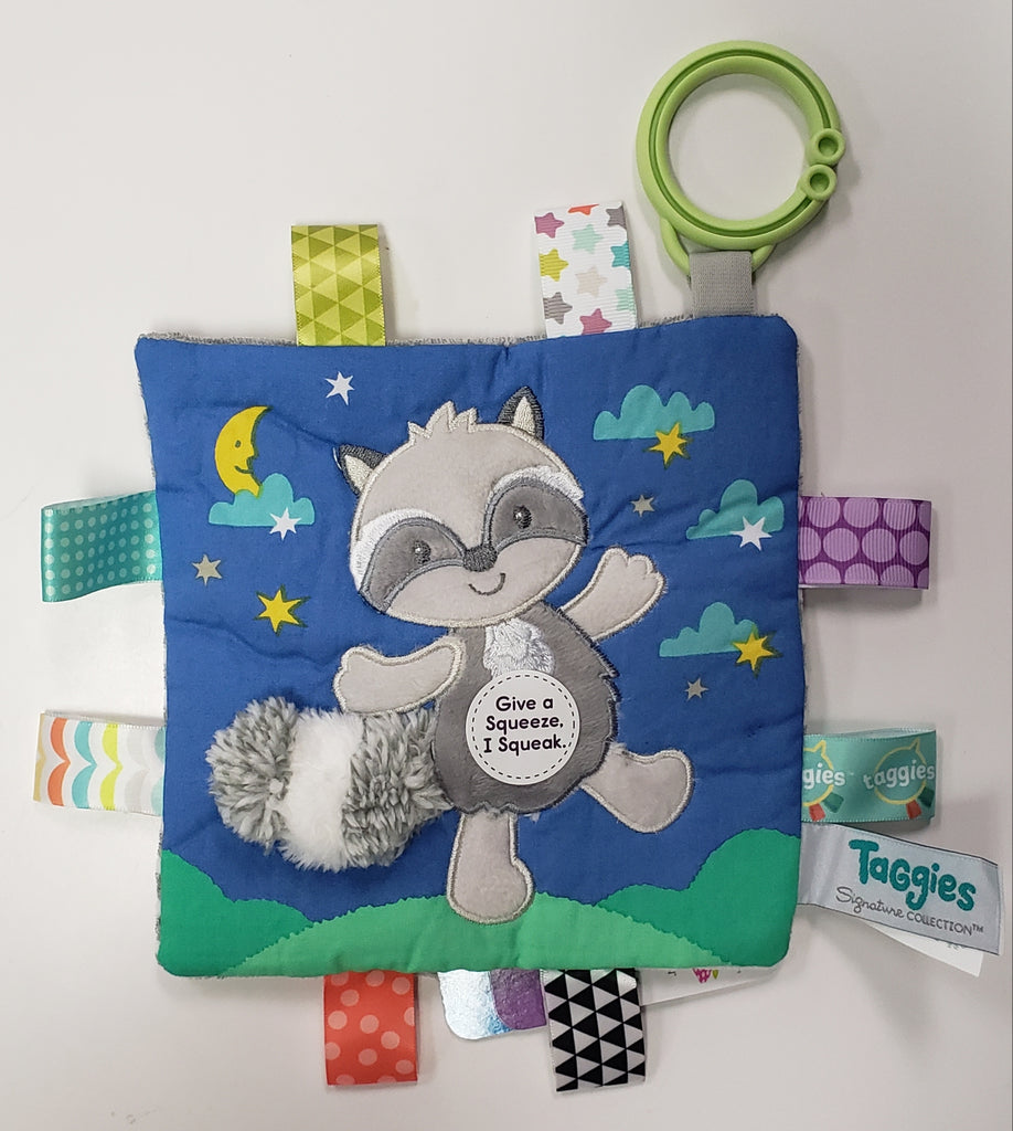Mary Meyers Boys Girls Unisex Infants Toddlers Crinkle Soft Taggies Toys Raccoon The Plaid Giraffe Childrens Boutique