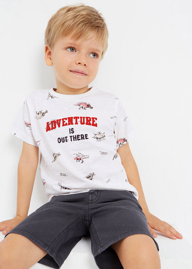 Mayoral Boys Kids Juniors T-Shirt Dinosaurs The Plaid Giraffe Childrens Boutique