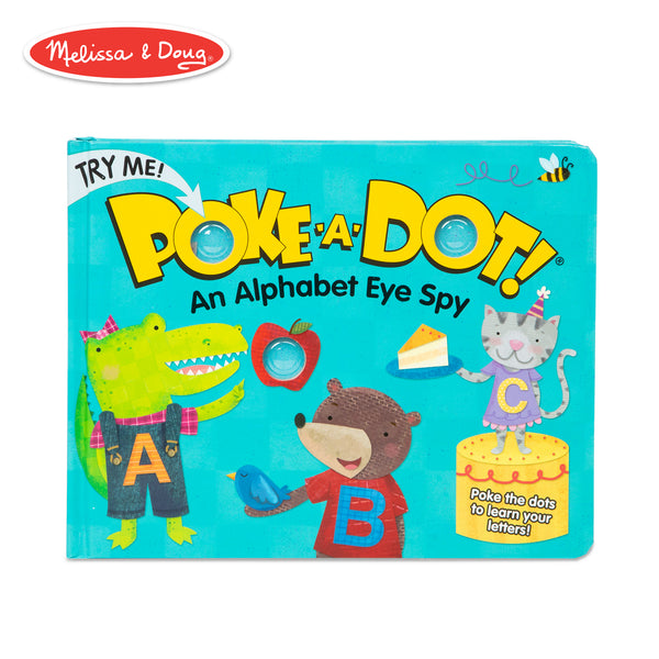 Melissa & Doug Girls Boys Infants Toddlers Kids Learning Toys Poke A Dot Book Alphabet I Spy The Plaid Giraffe Childrens Boutique
