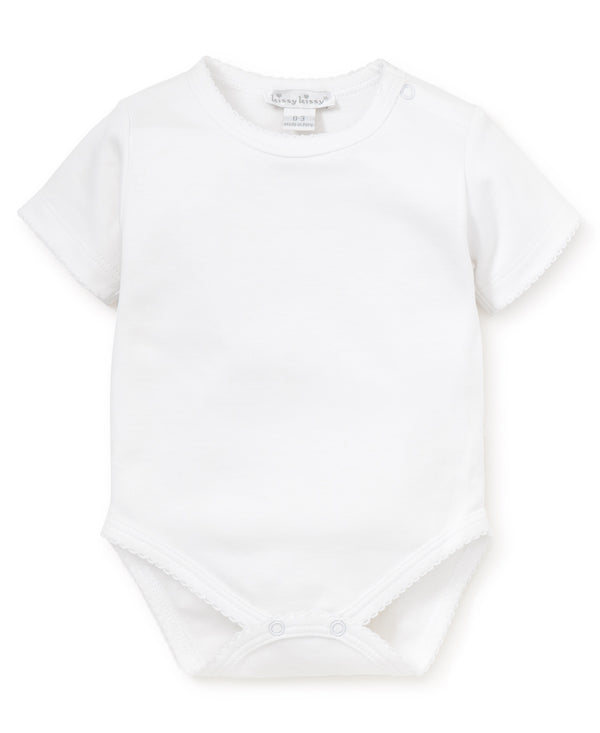 Kissy Kissy Girls Infants Bodysuit Onesie Basic Simple 100% Pima Cotton The Plaid Giraffe Childrens Boutique