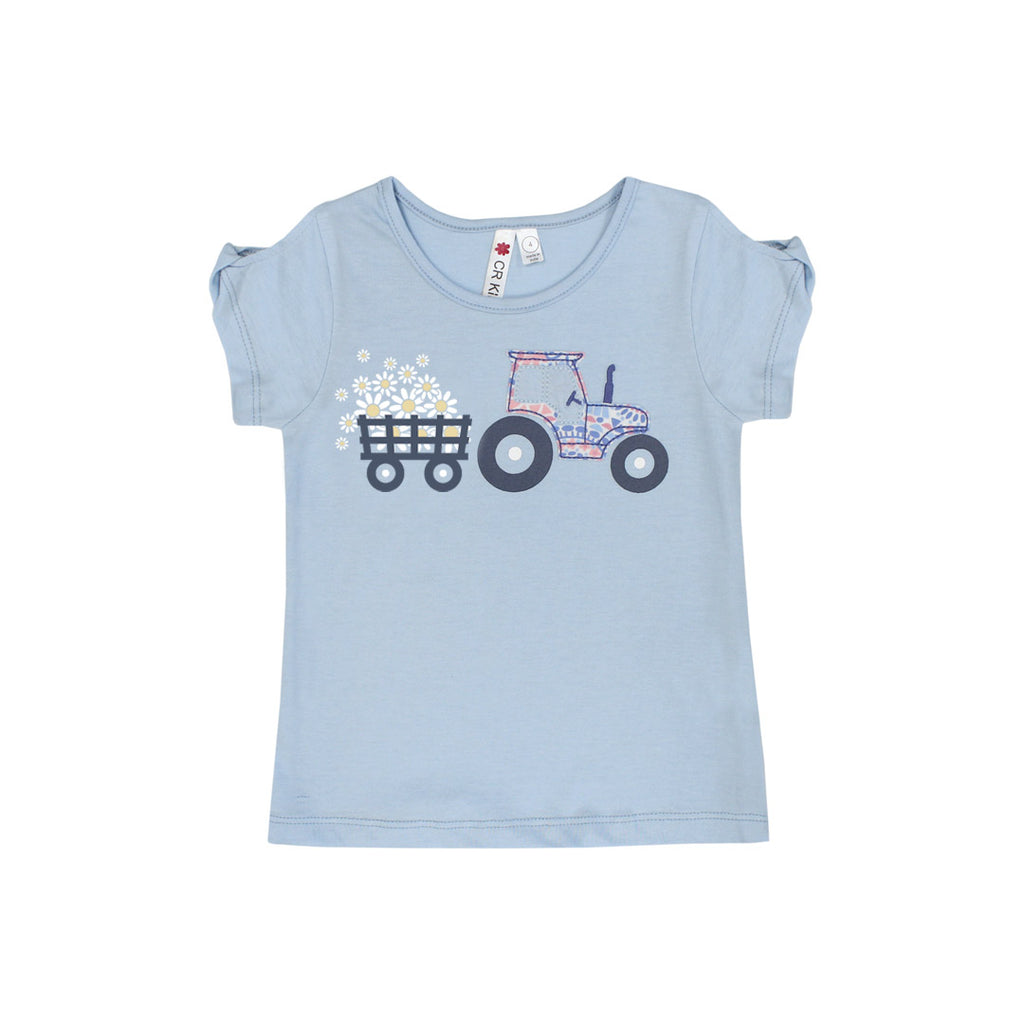 CR Kids Girls Toddlers Kids Top Shirt Bike Shorts Flowers Tractor The Plaid Giraffe Childrens Boutique