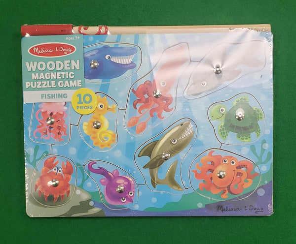 Melissa & Doug Girls Boys Infants Toddlers Kids Learning Toys Puzzle Fishing Magnetic The Plaid Giraffe Childrens Boutique