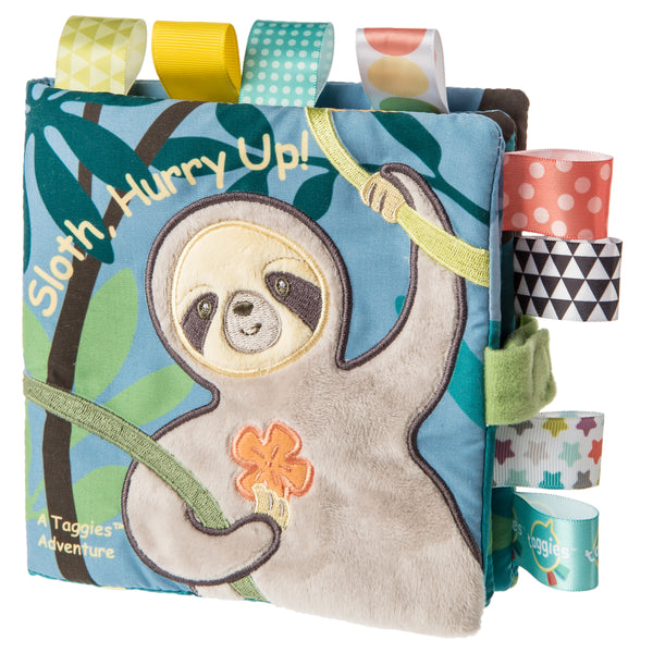 Mary Meyers Boys Girls Unisex Infants Toddlers Book Soft Taggies Toys Sloth The Plaid Giraffe Childrens Boutique