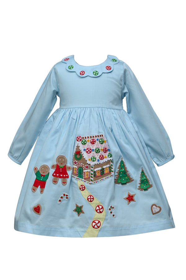 Cotton Kids Girls Infants Toddlers Kids Juniors Dress Christmas Holiday Gingerbread House Men The Plaid Giraffe Childrens Boutique