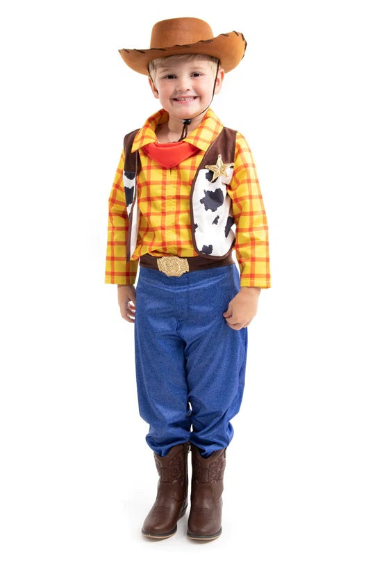 Little Adventures Boys Cowboy Hat Woody Toy Story Dress Up Make Believe The Plaid Giraffe Childrens Boutique