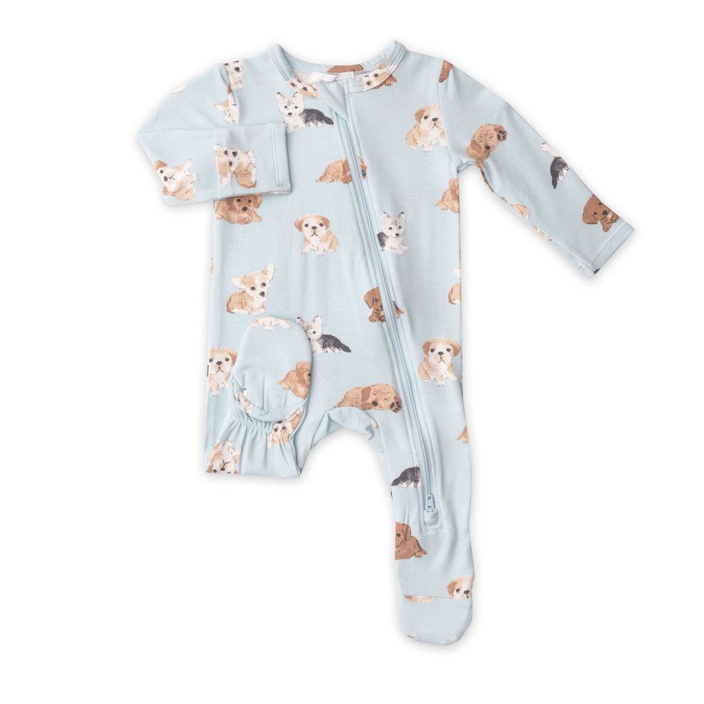 Angel Dear Boys Girls Infants Footie Sleeper Sleepwear Nightwear Dogs Pets The Plaid Giraffe Childrens Boutique