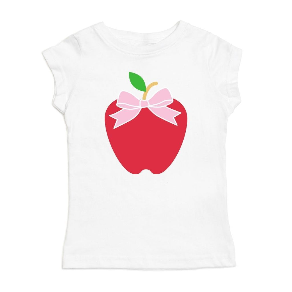 Sweet Wink Girls Infants Toddlers Kids Juniors T-Shirt Apples The Plaid Giraffe Childrens Boutique