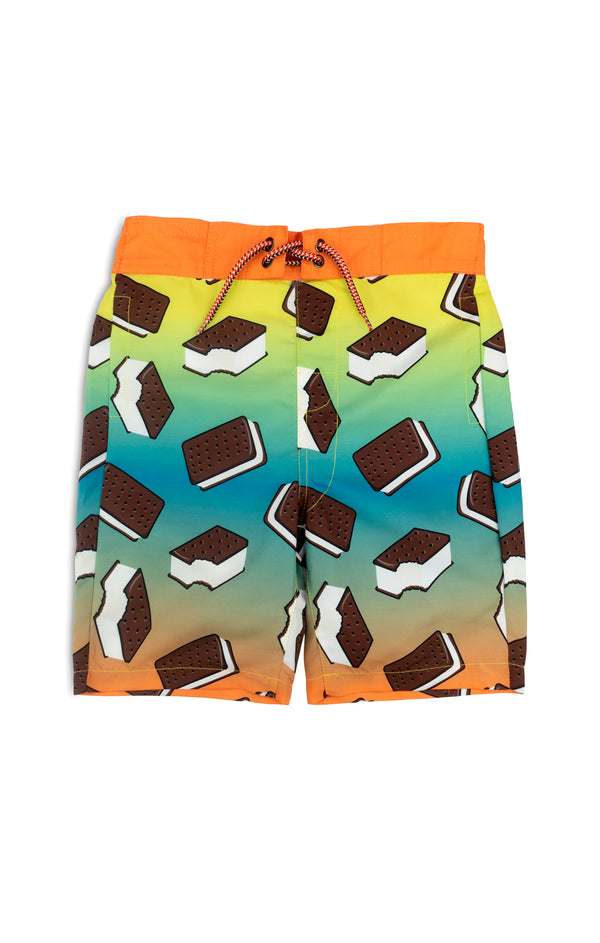 Appaman Boys Toddlers Kids Juniors Swimsuit Ice Cream Sandwiches Beachwear Swimwear Bathing Suit The Plaid Giraffe Childrens Boutique