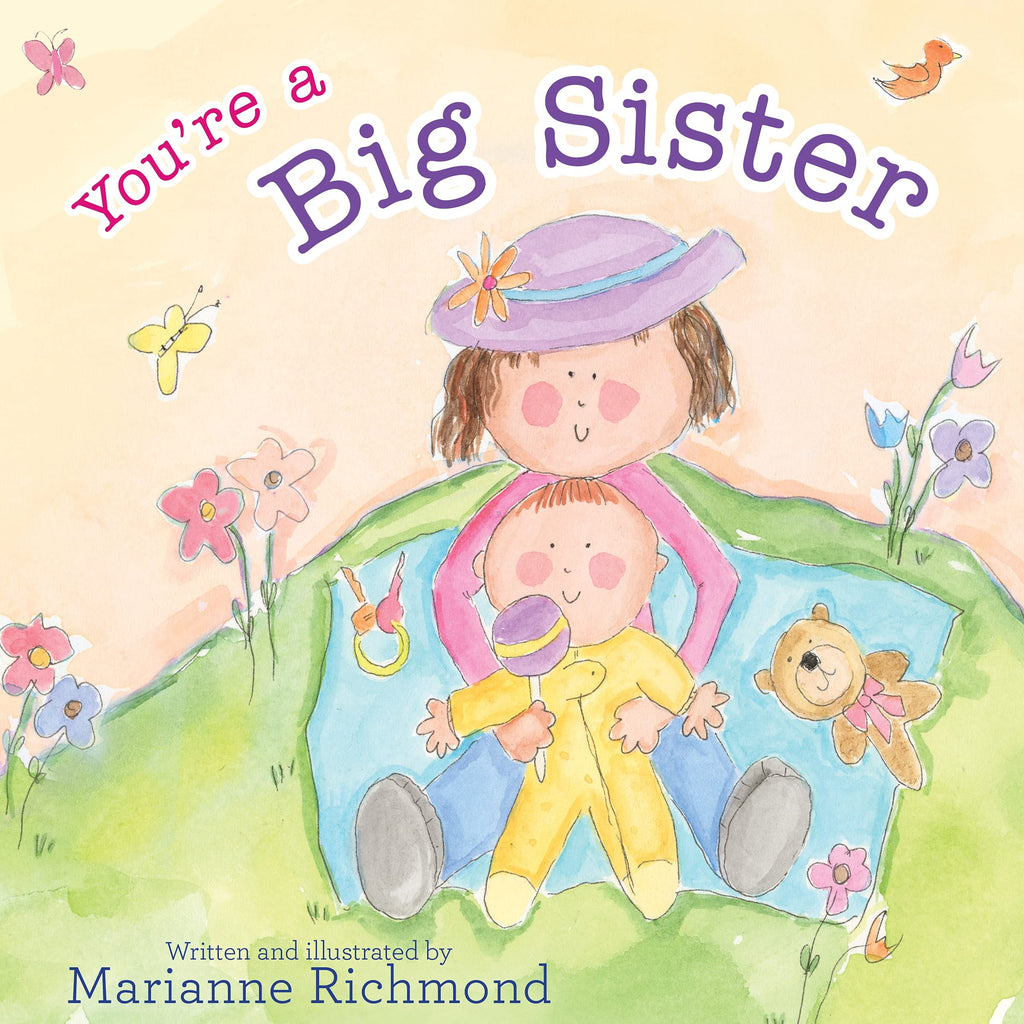 Sourcebooks Girls Boys Picture Book Big Sister New Baby The Plaid Giraffe Childrens Boutique