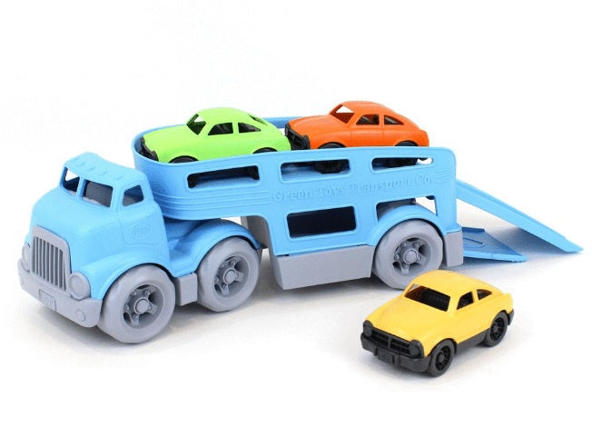 Green Toys Toys Pretend Toddlers Kids Cars Carrier The Plaid Giraffe Childrens Boutique