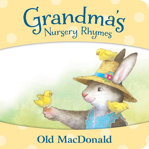 Sleeping Bear Press Boys Girls Books Board Book Grandma's Nursery Rhymes Animals The Plaid Giraffe Childrens Boutique