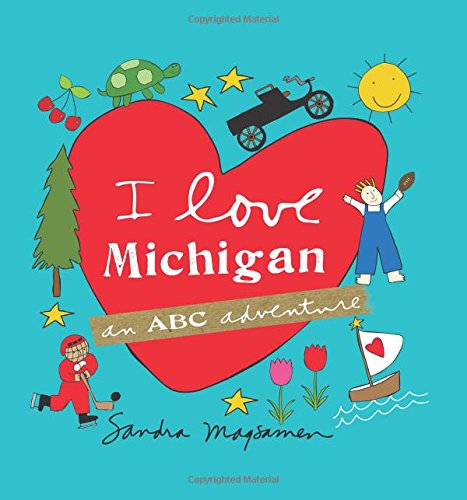 Sourcebooks Boys Girls Picture Book I Love Michigan ABC Learning The Plaid Giraffe Childrens Boutique