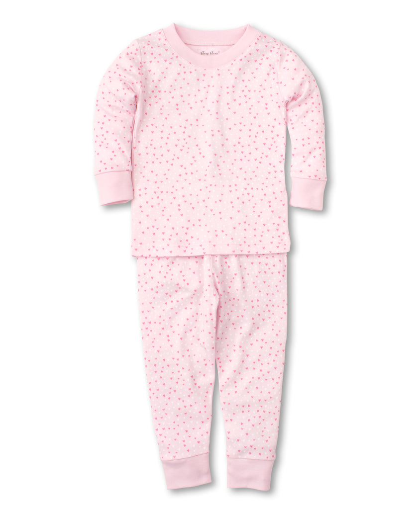 Kissy Kissy Girls Infants Toddlers Pajamas Sleepwear Nightwear Hearts 100% Pima Cotton The Plaid Giraffe Childrens Boutique