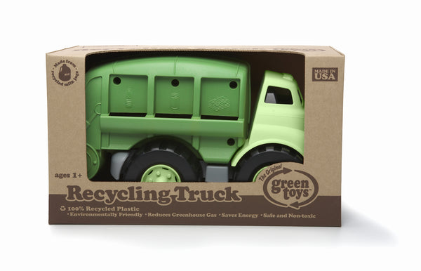 Green Toys Boys Girls Toys Truck Recycling Garbage The Plaid Giraffe Childrens Boutique