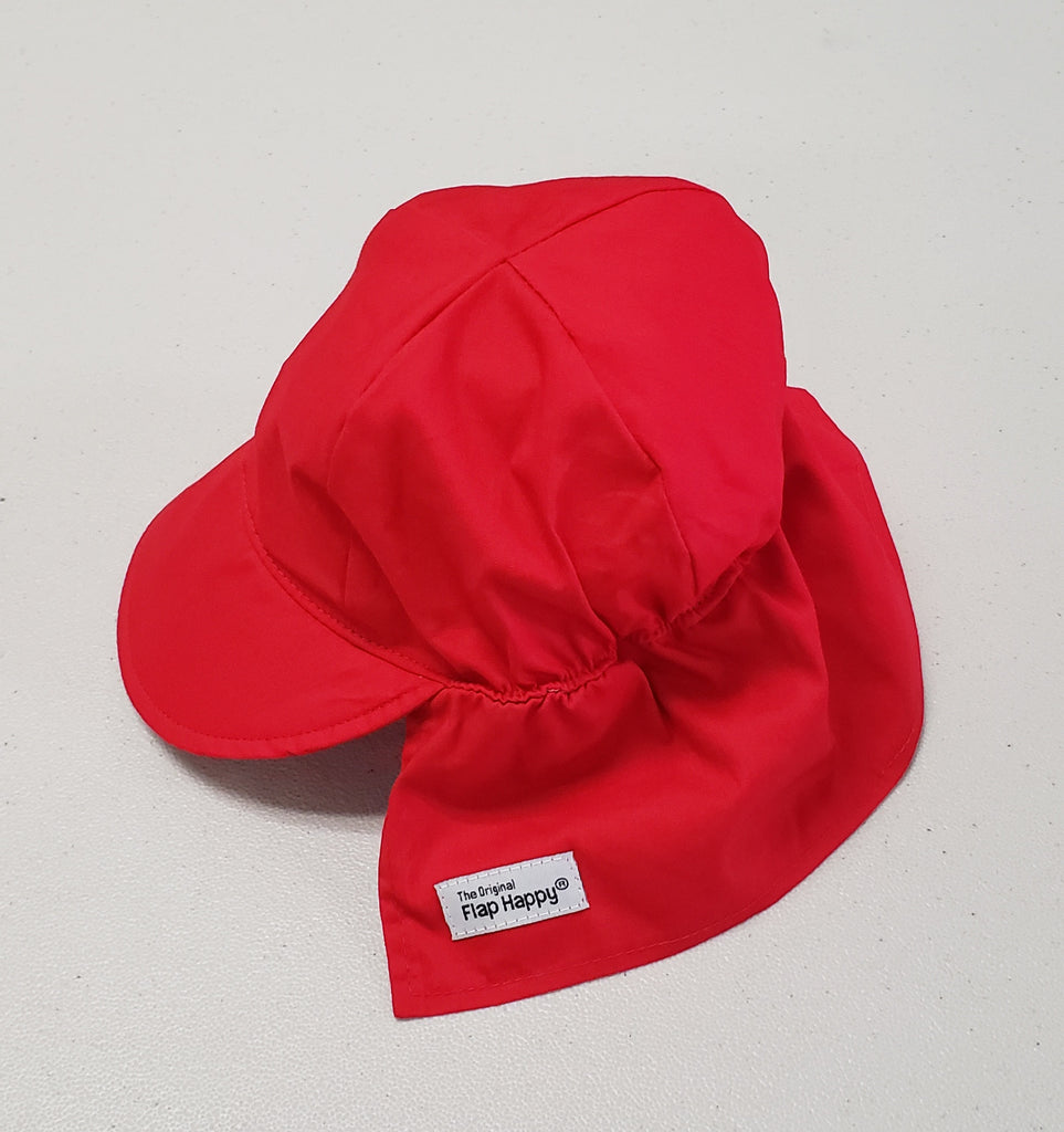 Original Flap Hat (Click for Color Options), Red / 3-6mo / Uh