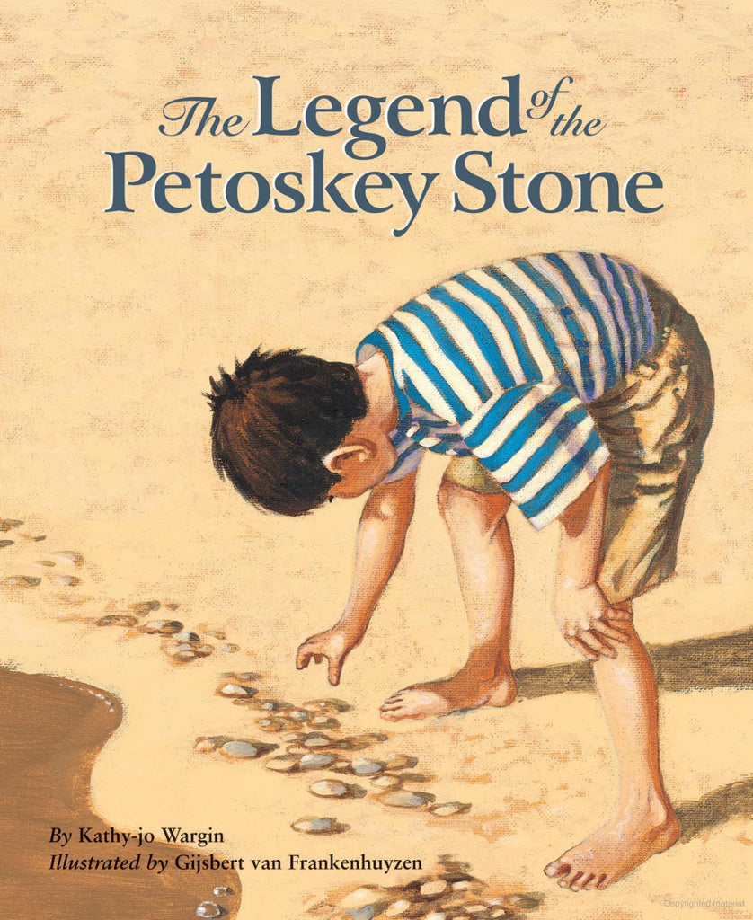 Sleeping Bear Press Boys Girls Books Picture Book Michigan The Legend of the Petoskey Stone The Plaid Giraffe Childrens Boutique