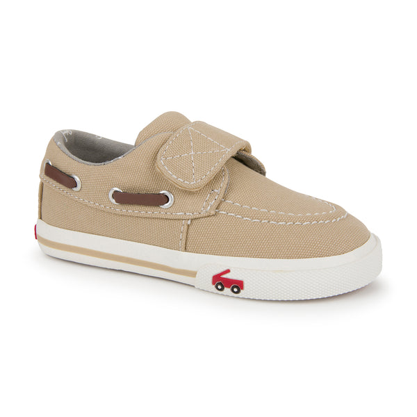 See Kai Run Boys Toddlers Kids Boat Shoe Elias The Plaid Giraffe Childrens Boutique 