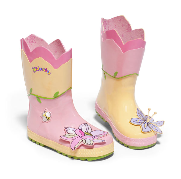 Kidorable Boys Girls Raingear Rainboots Lotus Flower The Plaid Giraffe Childrens Boutique